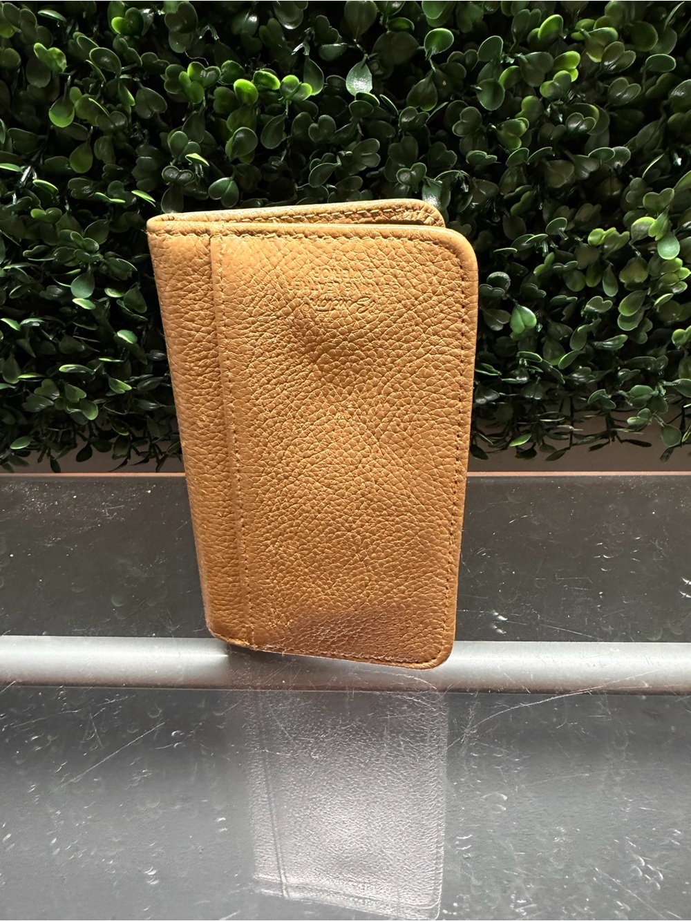 Buxton Tan Card Wallet